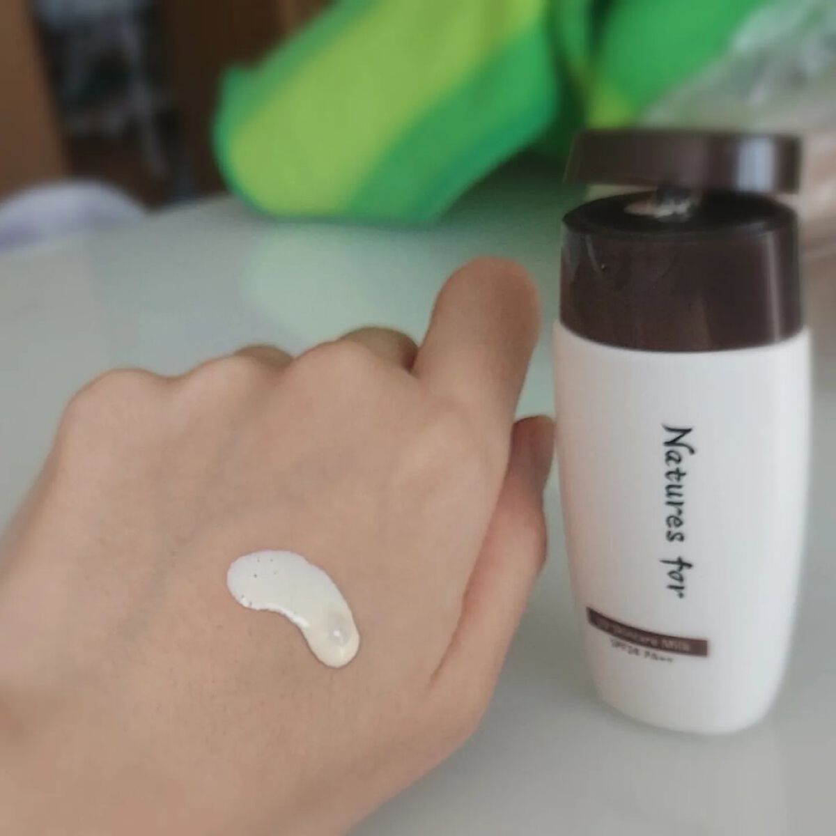 UVスキンケアミルク/Natures for/日焼け止め・UVケアを使ったクチコミ（2枚目）