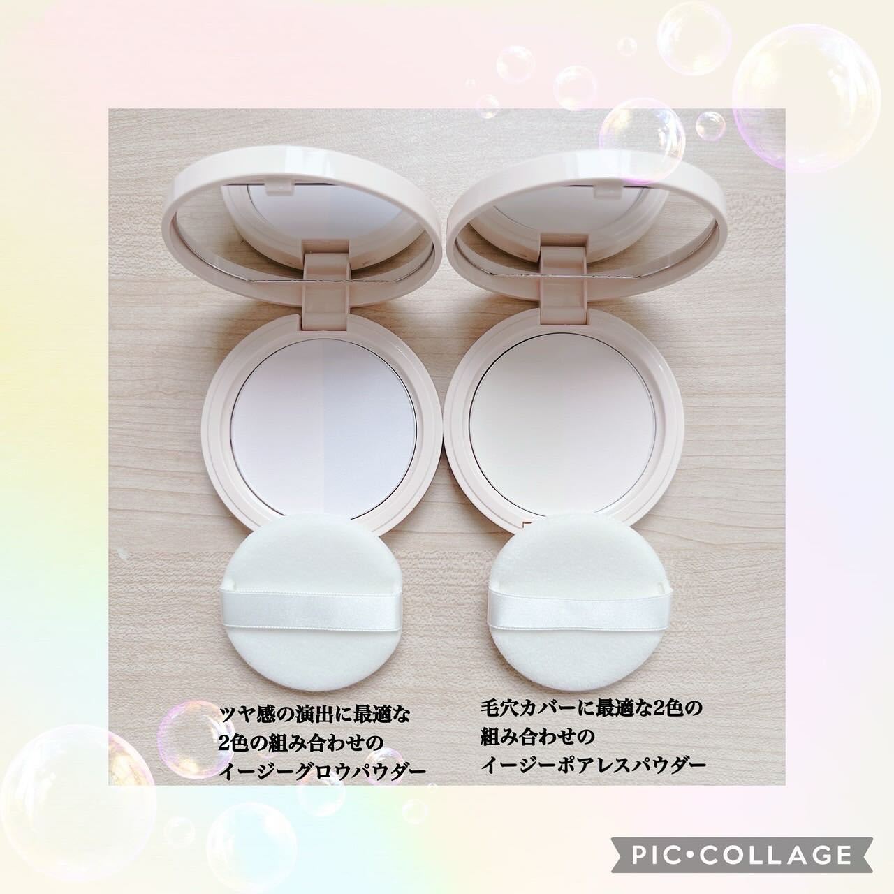 イージーポアレスパウダー/#CLOSET/プレストパウダーを使ったクチコミ（2枚目）