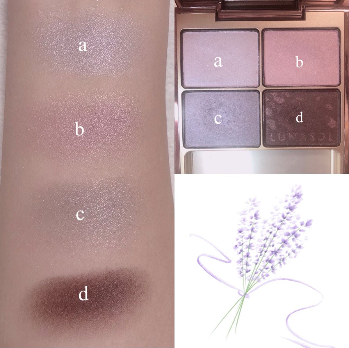 シャインフォールアイズ/LUNASOL/アイシャドウパレットを使ったクチコミ(4枚目)