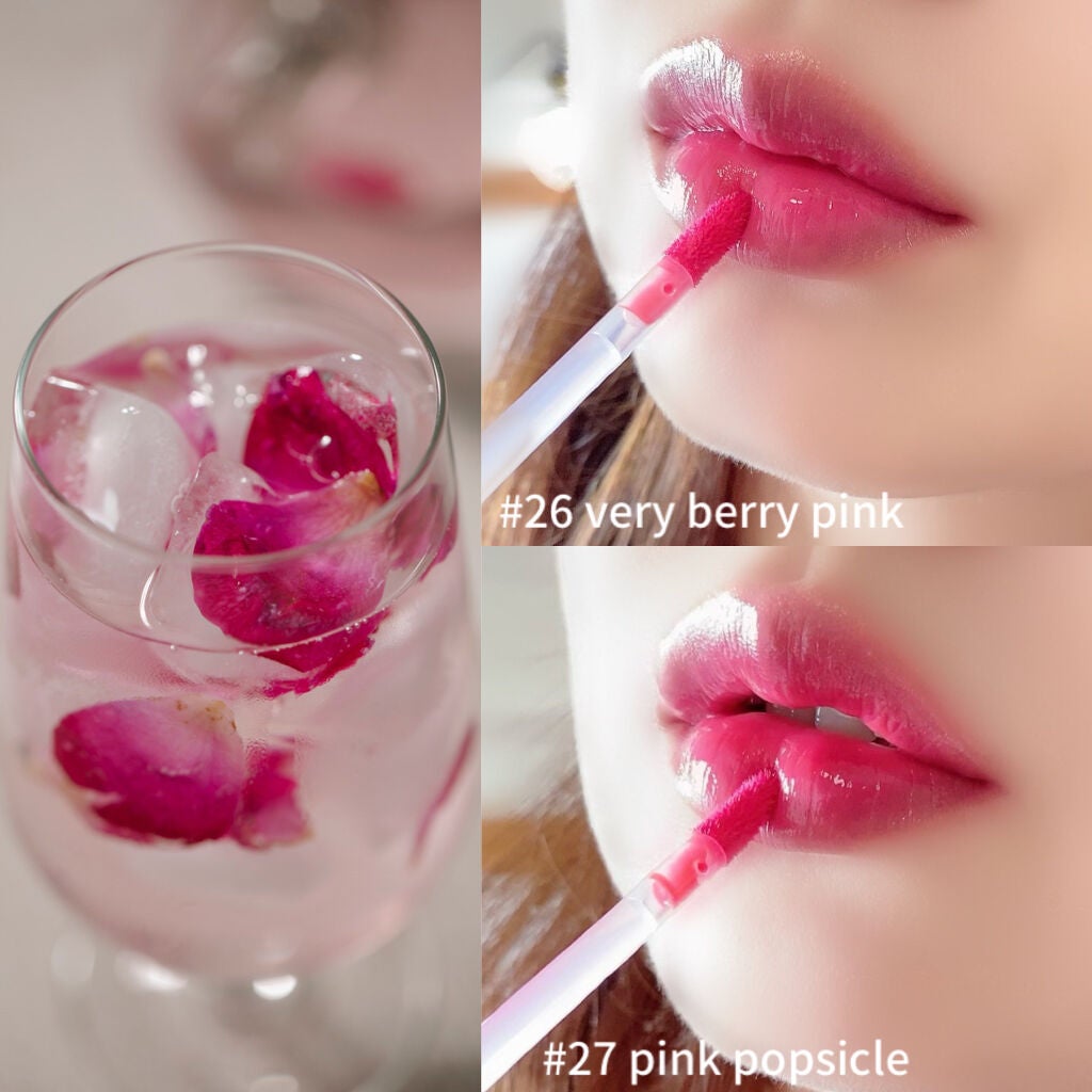 ジューシーラスティングティント/rom&nd/リップティントを使ったクチコミ(2枚目)