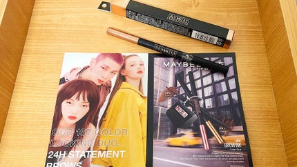 ブロウインク カラーティントデュオ/MAYBELLINE NEW YORK/眉ティントを使ったクチコミ(1枚目)