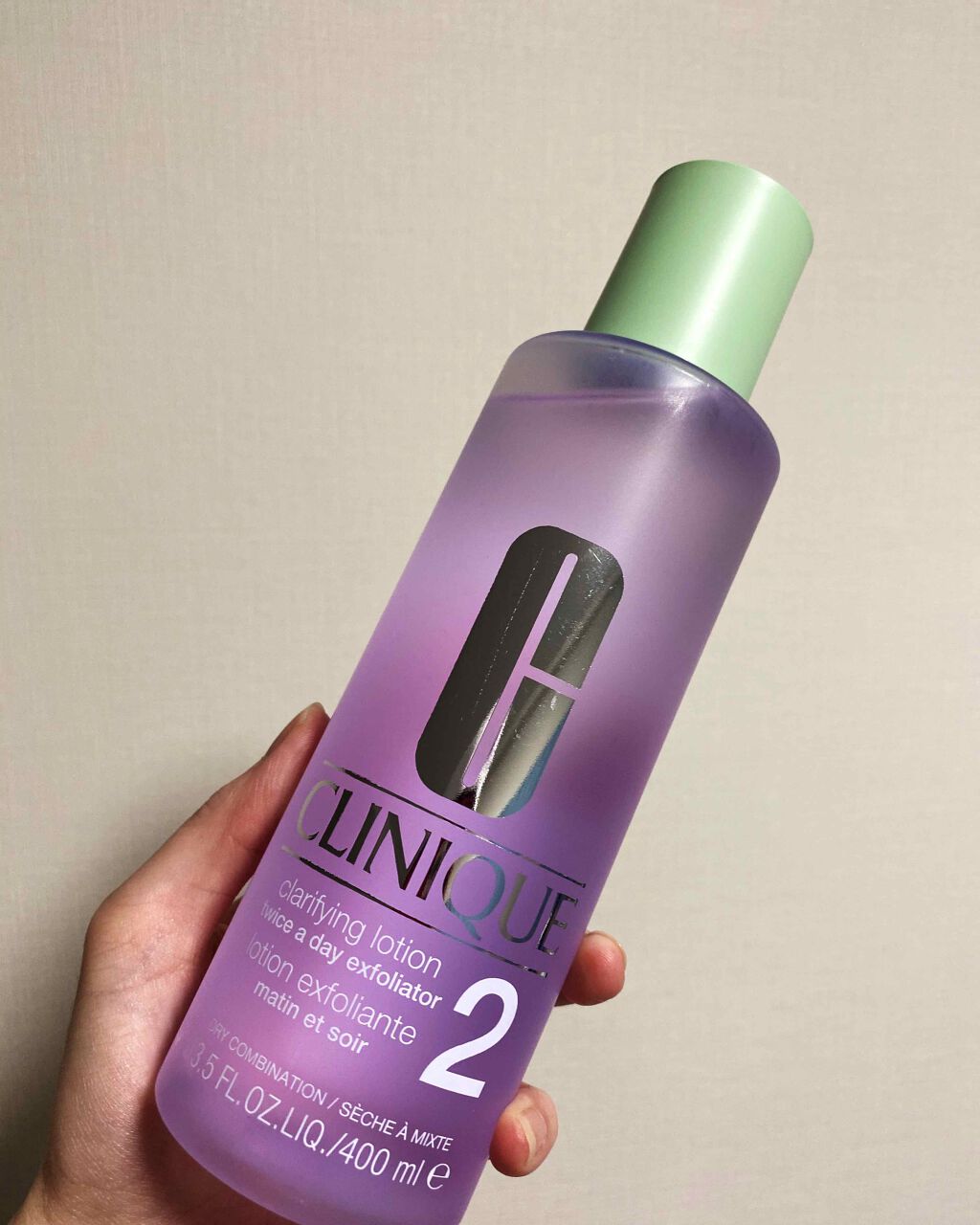 クラリファイング ローション 2/CLINIQUE/拭き取り化粧水を使ったクチコミ（1枚目）