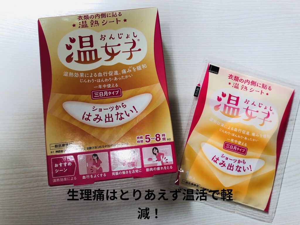 蒸気の温熱シート 下着の内側面に貼るタイプ/めぐりズム/その他を使ったクチコミ（1枚目）