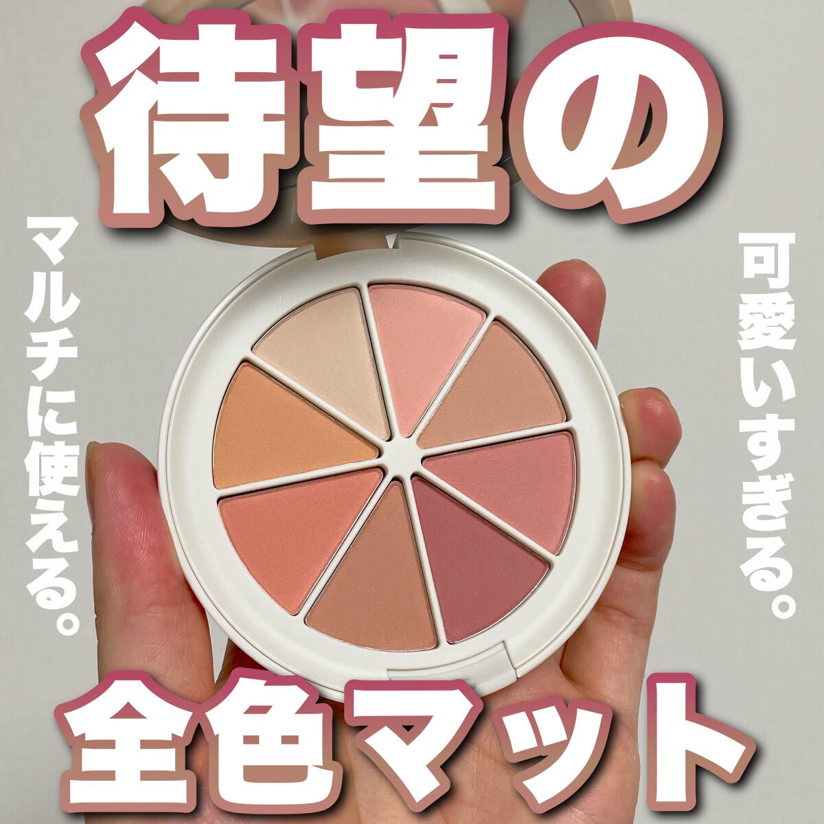 ミドルトーンアイシャドウコレクターパレット/Laka/アイシャドウパレットを使ったクチコミ(1枚目)