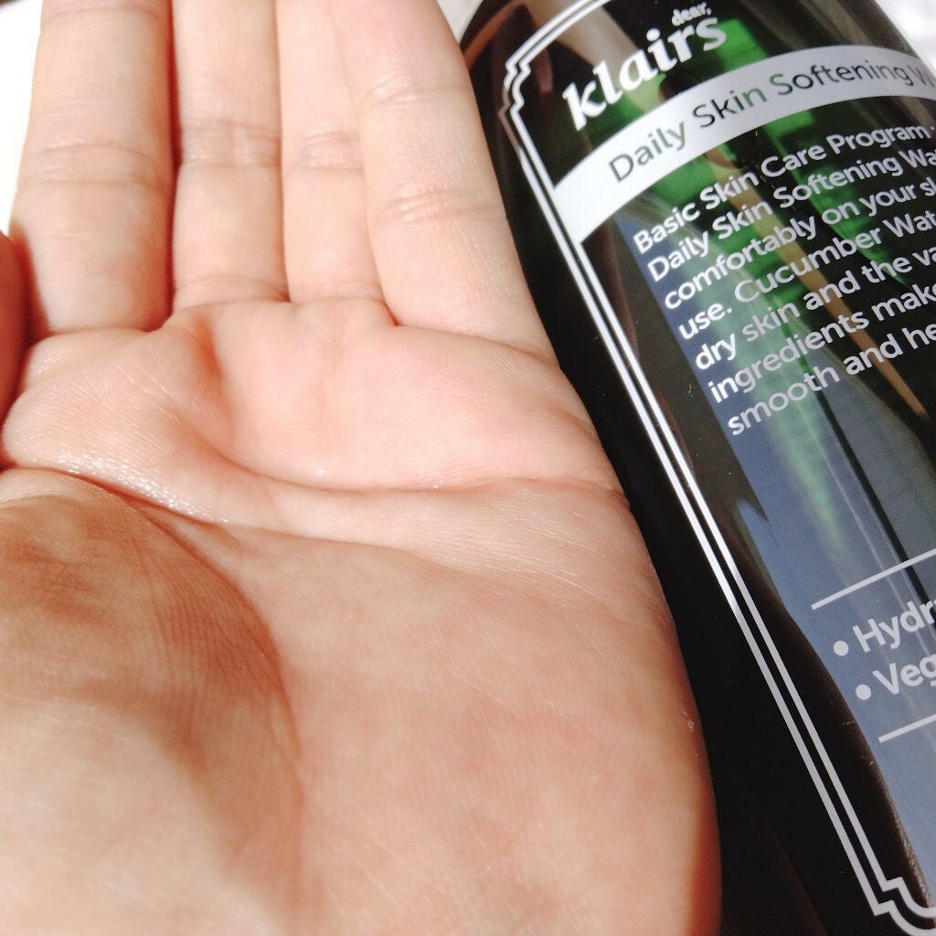 デイリースキンソフニングウォーター(500ml)/Klairs/化粧水を使ったクチコミ(3枚目)