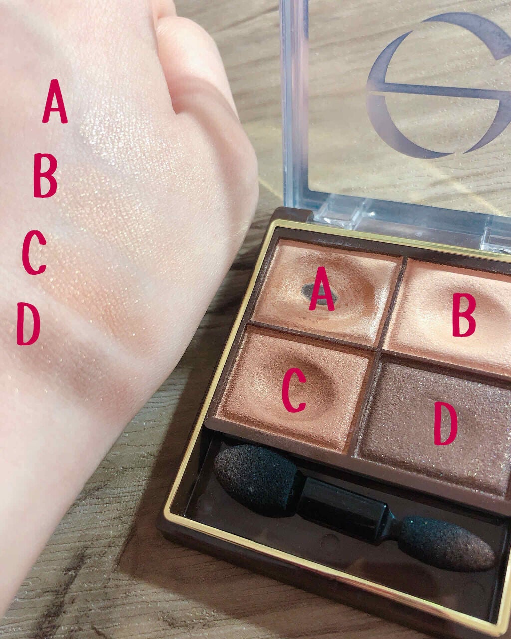 スキニーリッチシャドウ/excel/アイシャドウパレットを使ったクチコミ(2枚目)