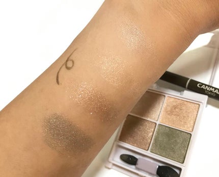 シルキースフレアイズ/キャンメイク/アイシャドウパレットを使ったクチコミ(2枚目)