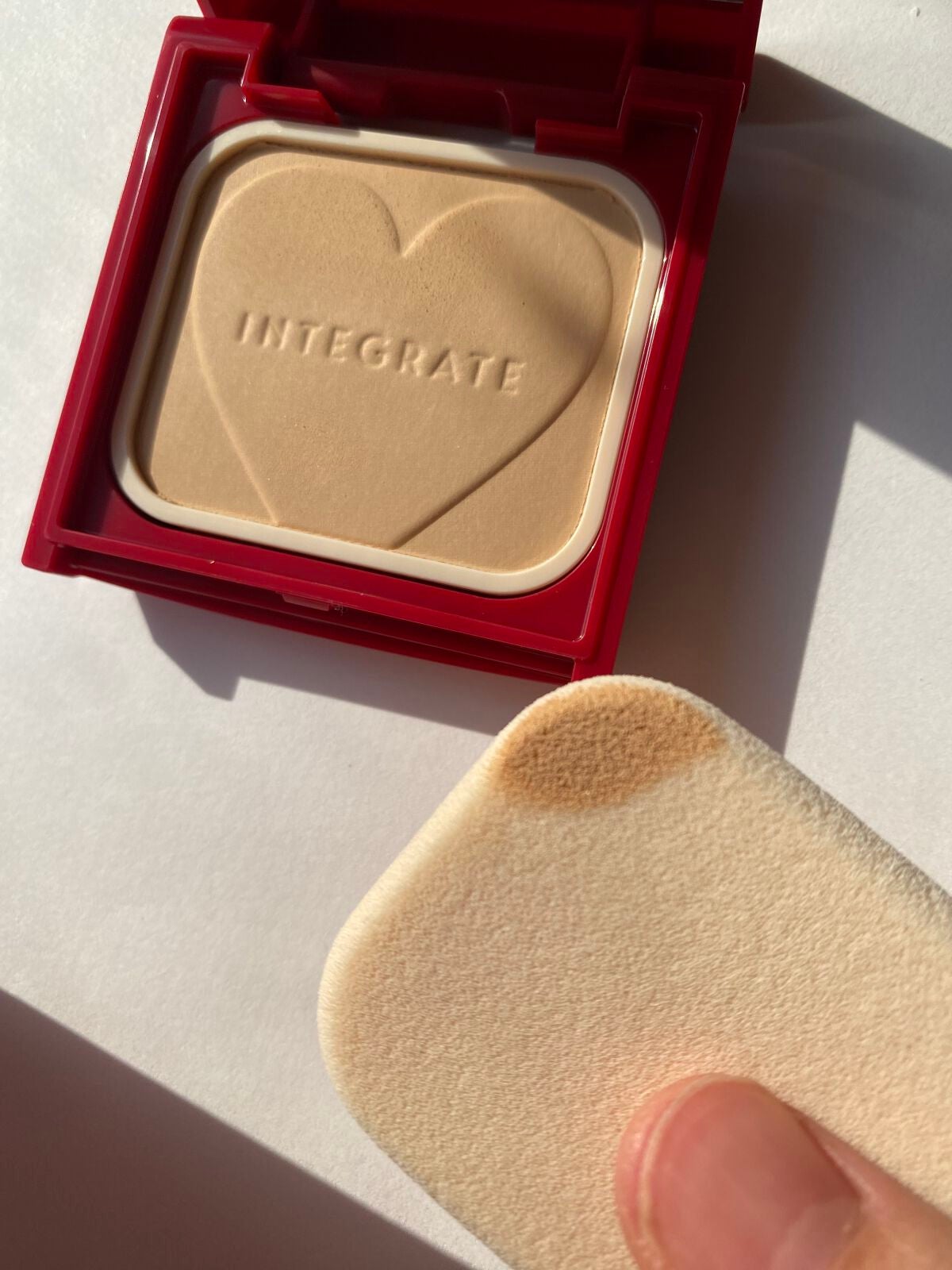 プロフィニッシュファンデーション/インテグレート/パウダーファンデーションを使ったクチコミ(3枚目)