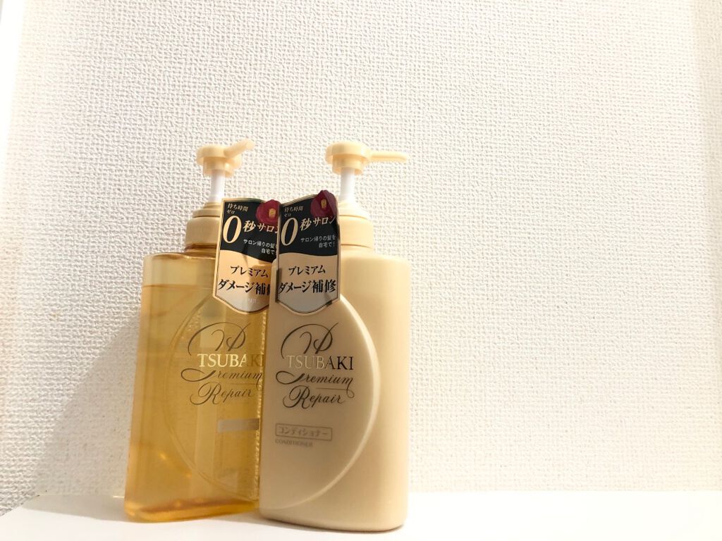 プレミアムリペア シャンプー／ヘアコンディショナー/TSUBAKI/市販シャンプーを使ったクチコミ（1枚目）