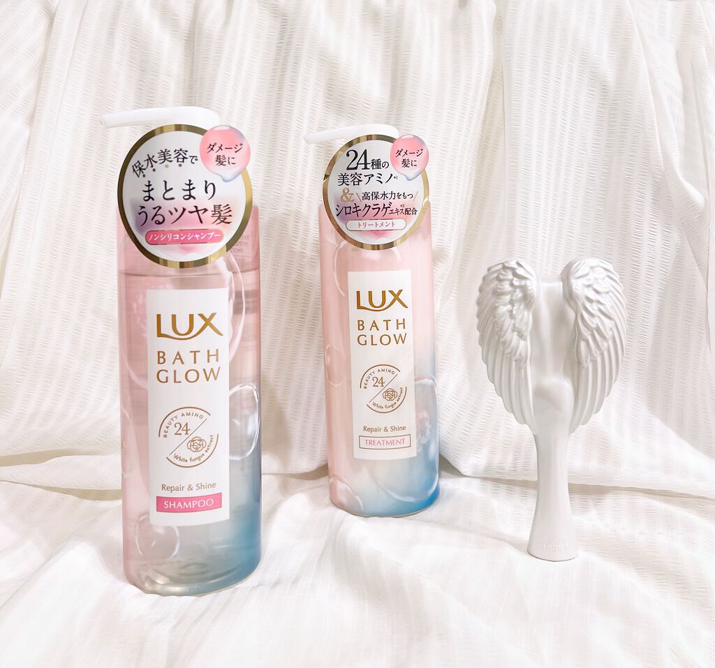 バスグロウ リペア&シャイン シャンプー/トリートメント/LUX/シャンプー・コンディショナーを使ったクチコミ(1枚目)