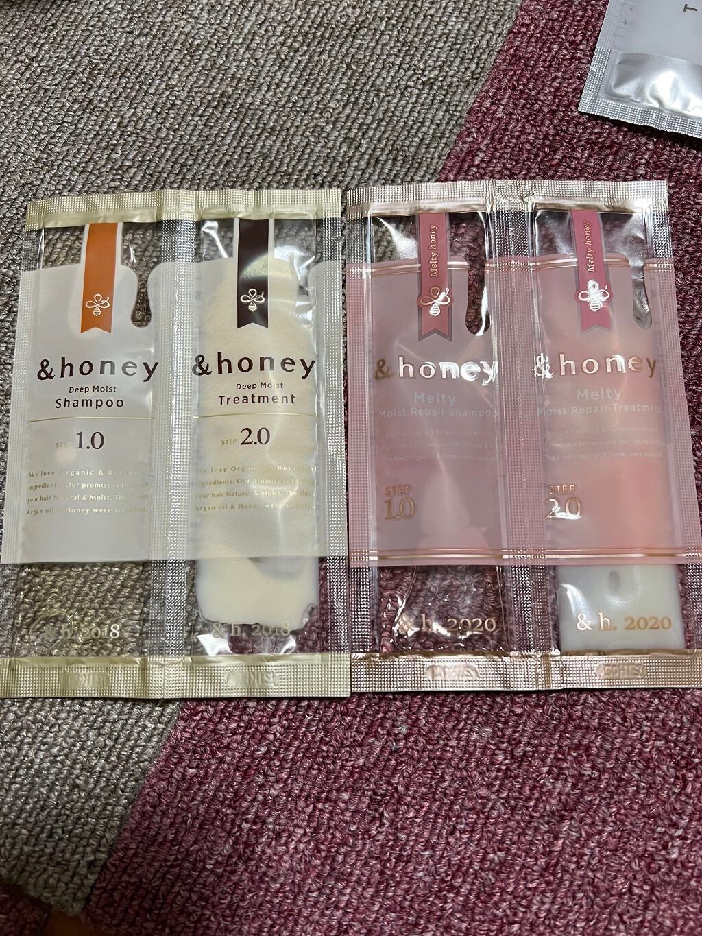 ディープモイスト シャンプー1.0/ヘアトリートメント2.0/&honey/市販シャンプーを使ったクチコミ(2枚目)