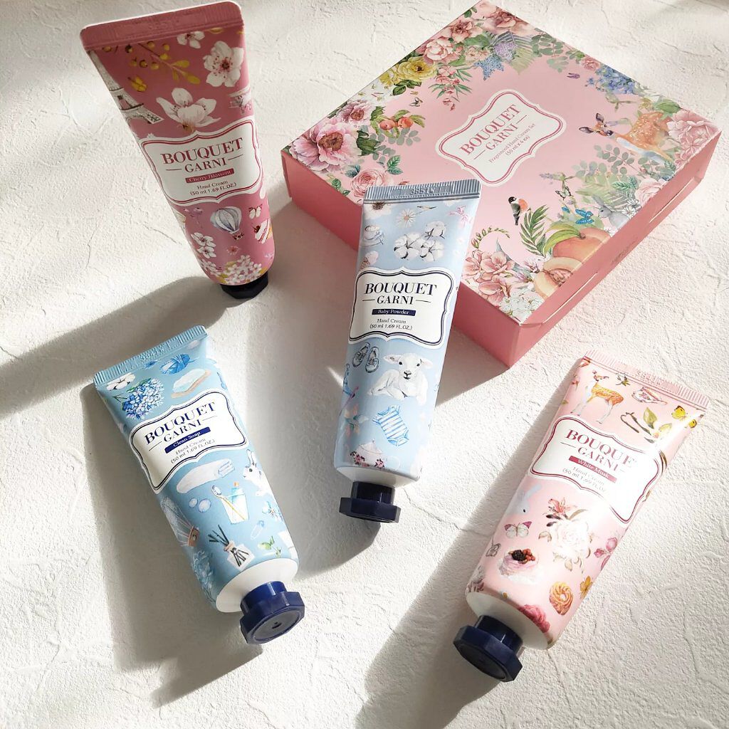 フレグランスハンドクリーム 4種セット/Bouquet Garni/ハンドクリームを使ったクチコミ(4枚目)