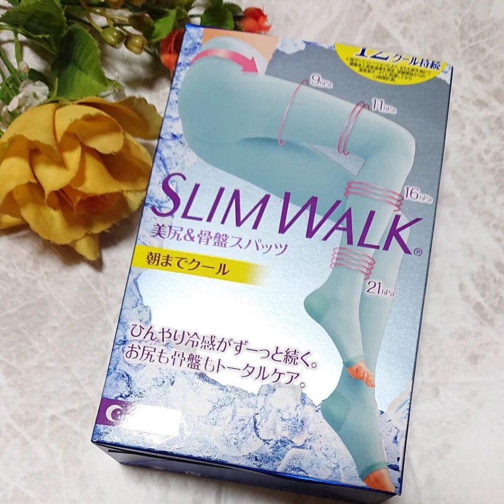美脚美尻クールスパッツ/SLIMWALK/着圧ソックス・レギンスを使ったクチコミ（1枚目）