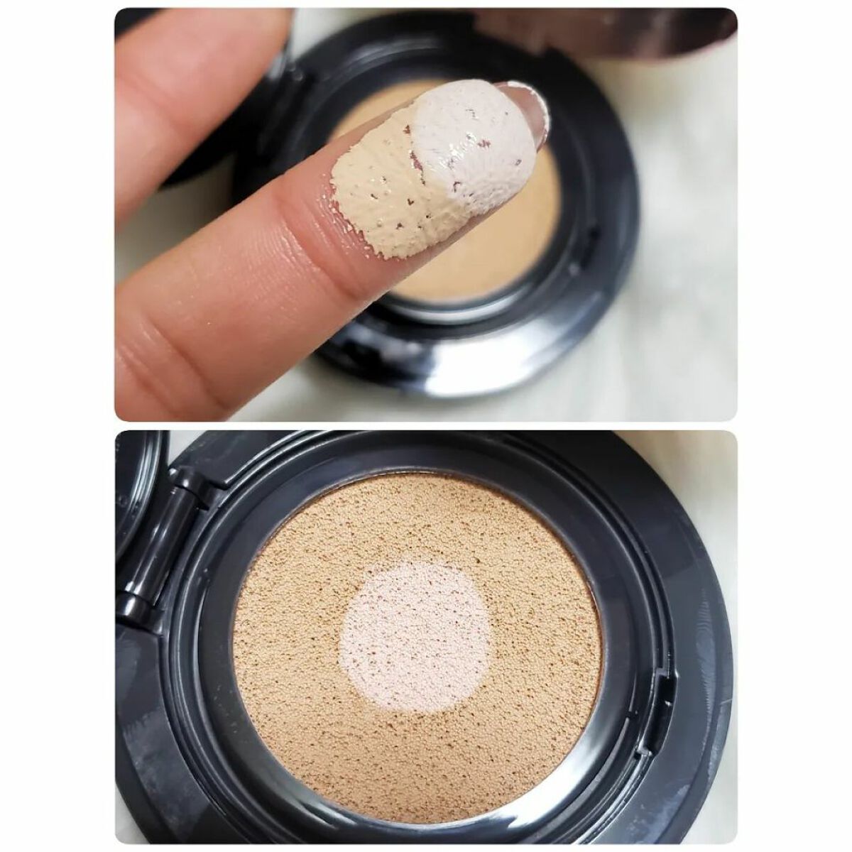 フローレス ルミエール ラディアンス パーフェクティング トーンアップ クッション/ローラ メルシエ/クッションファンデーションを使ったクチコミ(2枚目)