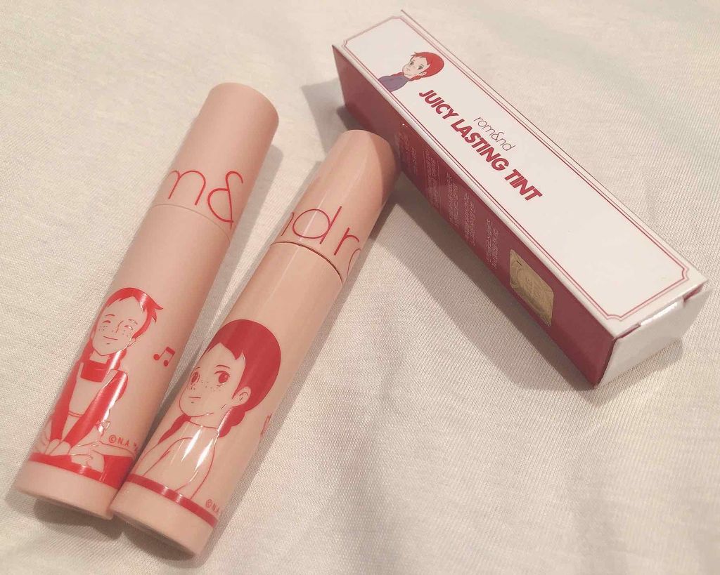 ジューシーラスティングティント/rom&nd/リップティントを使ったクチコミ(1枚目)