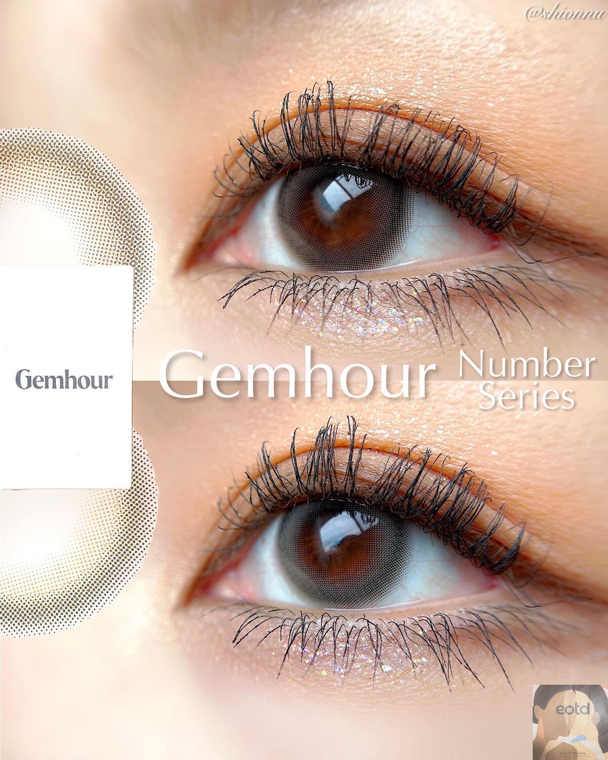 Gemhour/Hapa kristin/カラーコンタクトレンズを使ったクチコミ（1枚目）