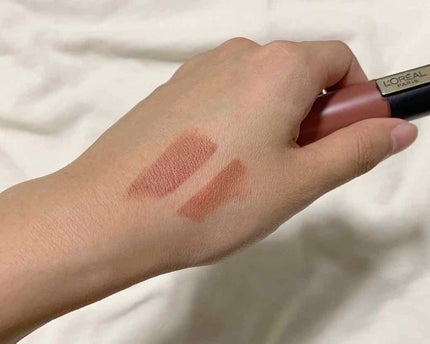 ルージュシグネチャー /ロレアル パリ/リップグロスを使ったクチコミ(2枚目)