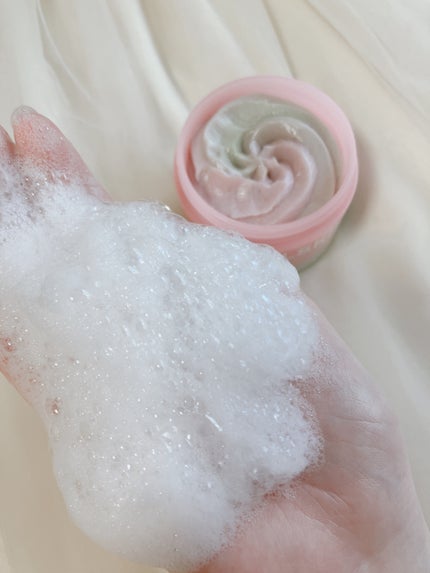 ピンクアロエメレンゲクレンザー/APRILSKIN/その他洗顔料を使ったクチコミ(4枚目)