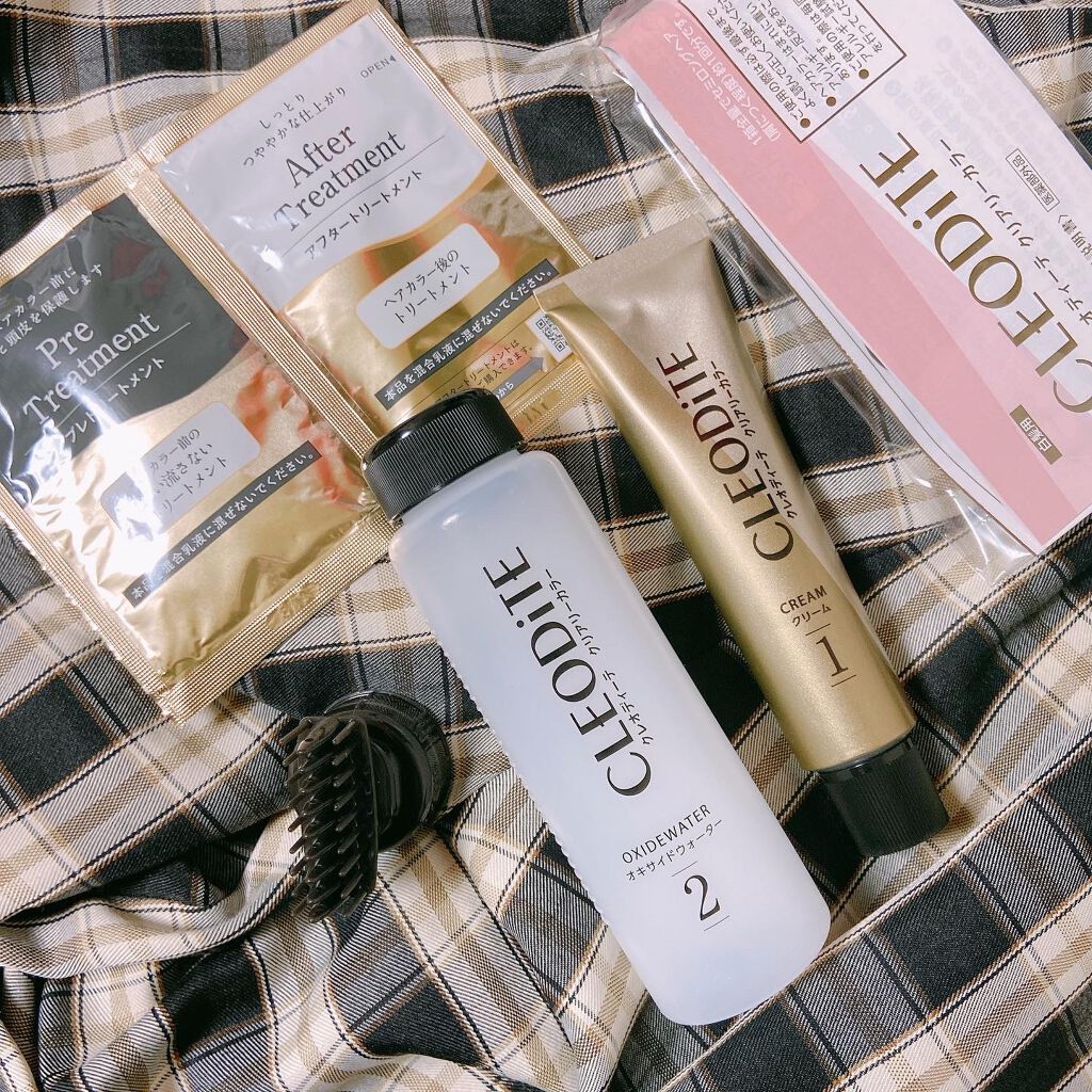 クリアリーカラー (白髪用)  ロイヤルブラウン/クレオディーテ/ヘアカラーを使ったクチコミ（3枚目）