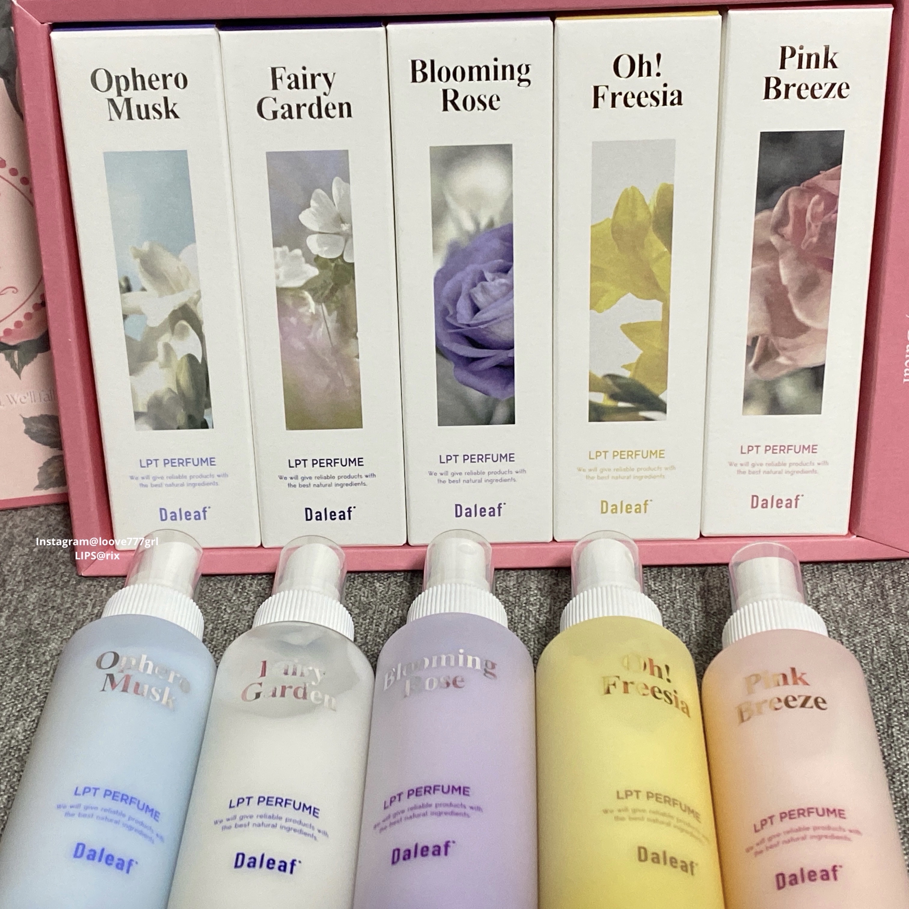 パフュームヘアパックインミスト Pink Breeze/Daleaf/アウトバストリートメントを使ったクチコミ（1枚目）