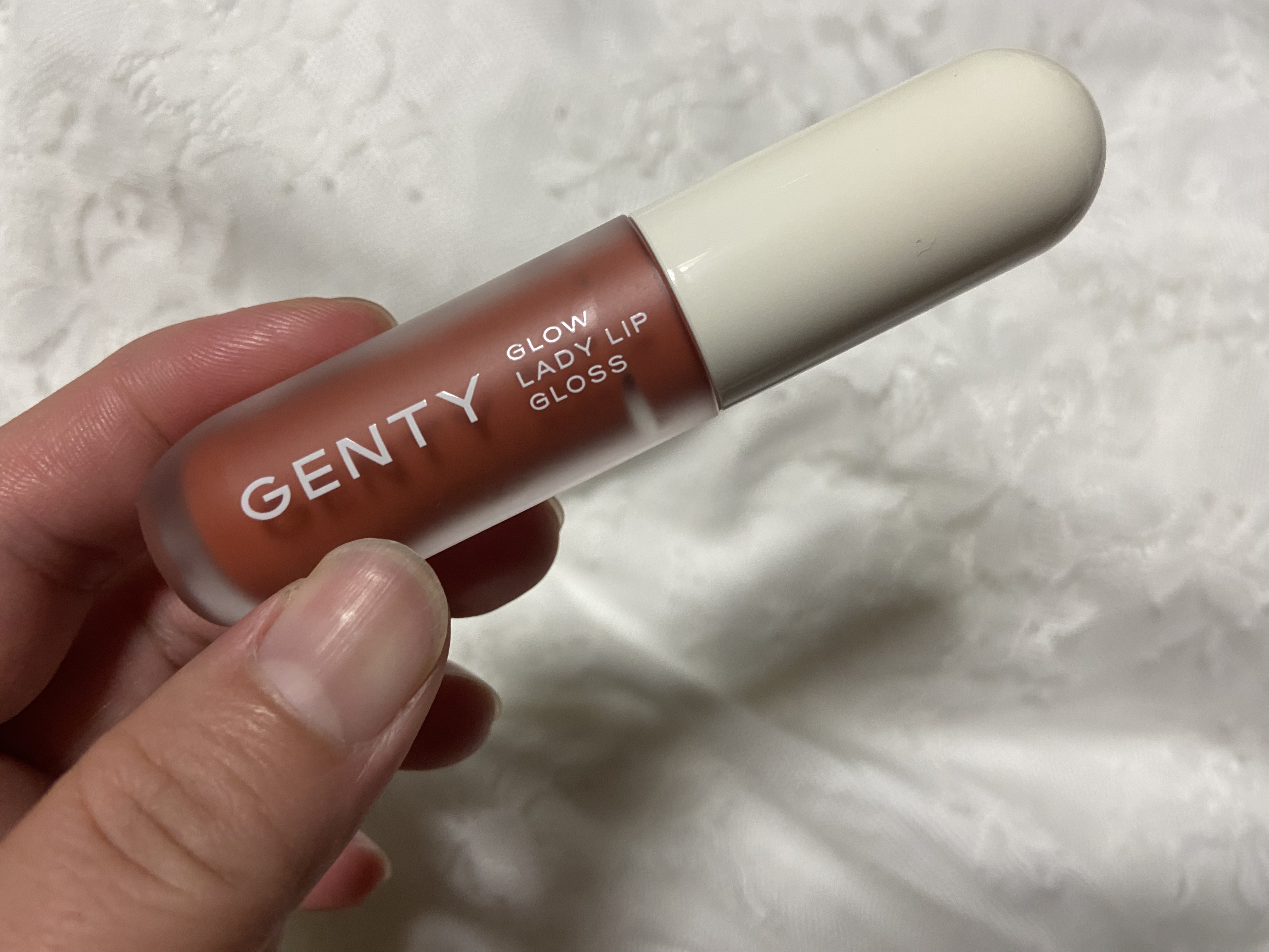 グロウ レディ リップ グロス メローアプリコット/GENTY/リップグロスを使ったクチコミ（1枚目）