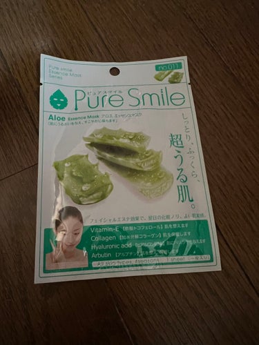 アロエエキス/Pure Smile/シートマスク・パックを使ったクチコミ（1枚目）