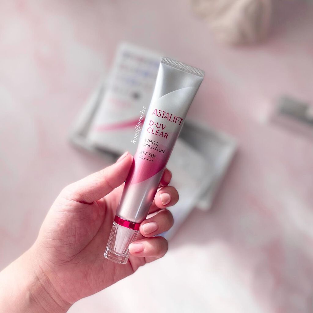 D-UVクリア ホワイトソリューション/アスタリフト/日焼け止めクリームを使ったクチコミ（1枚目）