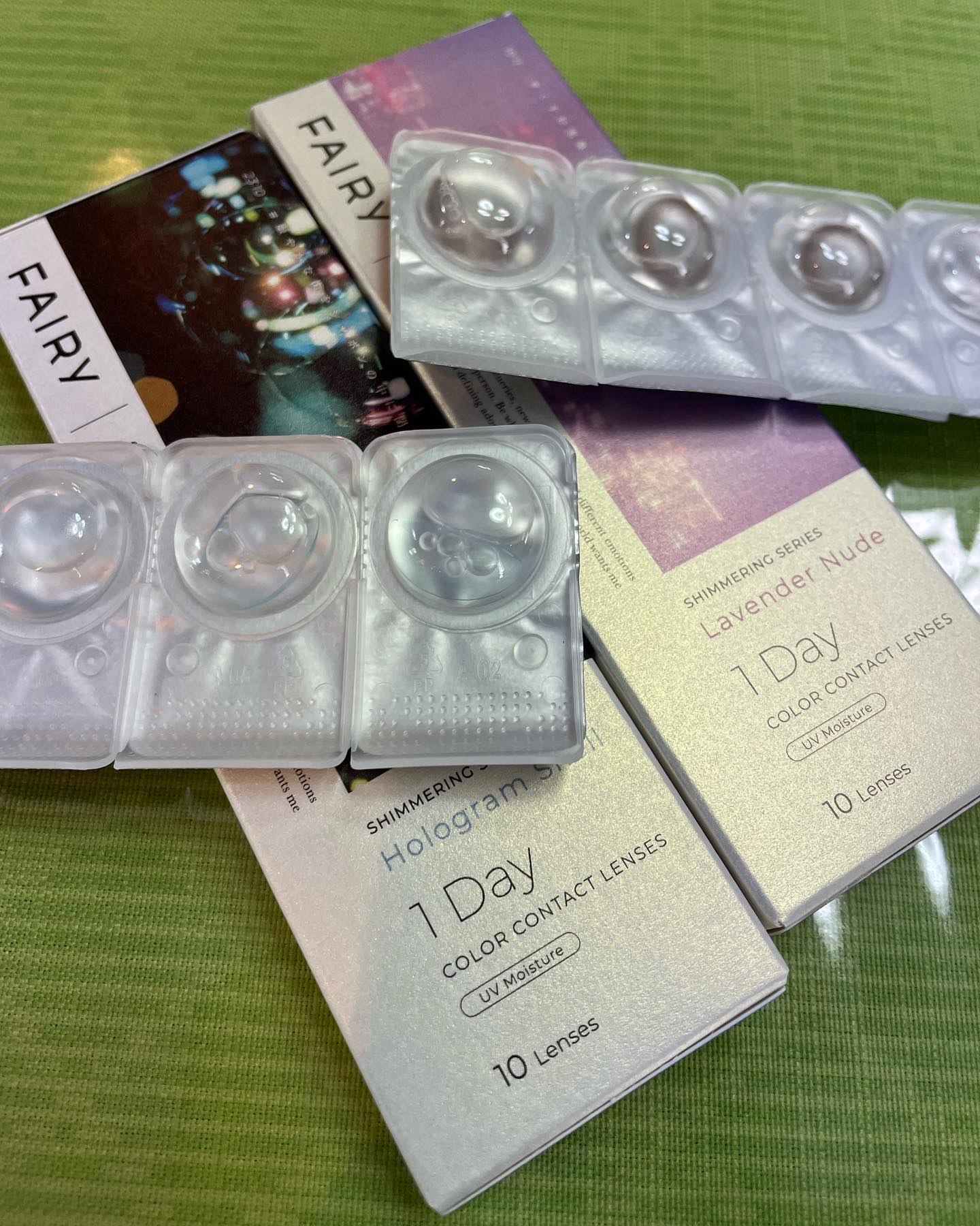 フェアリー ワンデー シマーリングシリーズ LavenderNude（ラベンダーヌード）/FAIRY/ワンデー（１DAY）カラコンを使ったクチコミ（1枚目）