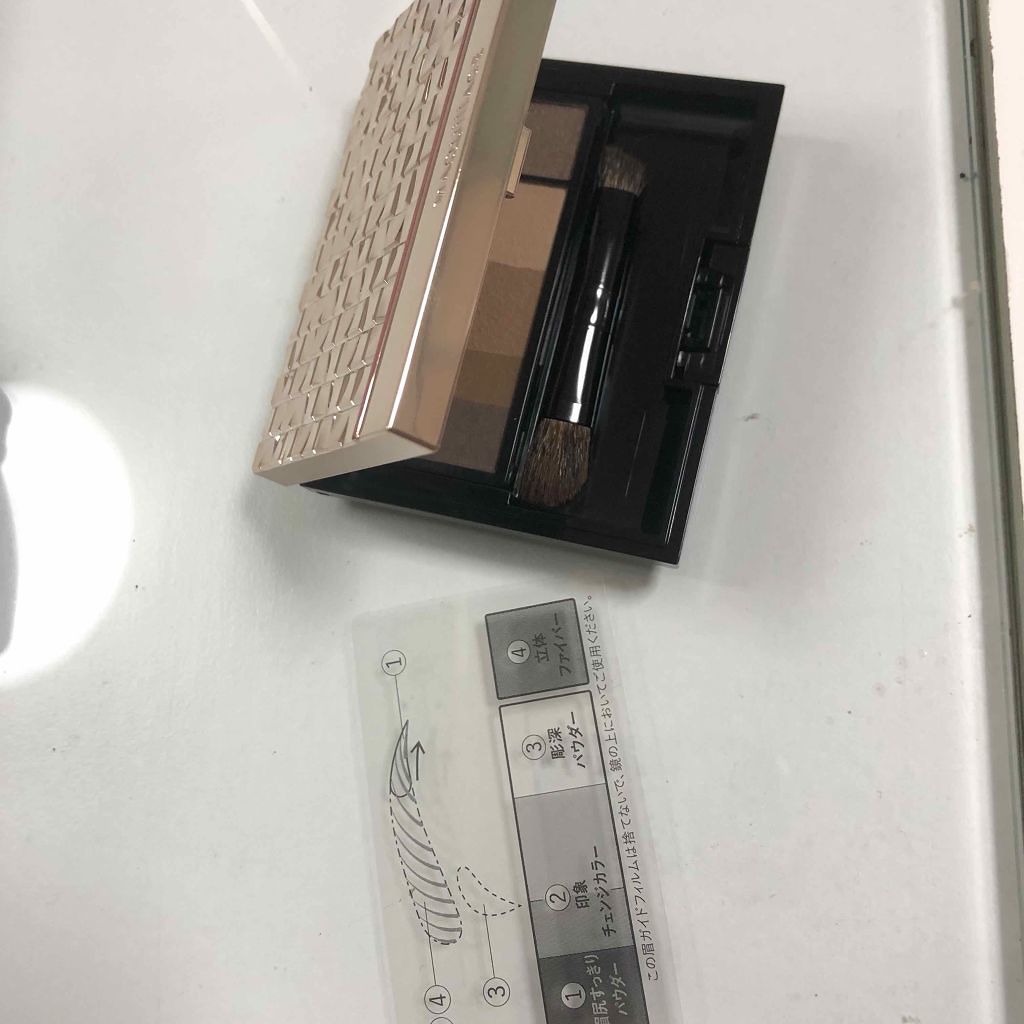 アイブロースタイリング 3D/マキアージュ/パウダーアイブロウを使ったクチコミ(2枚目)