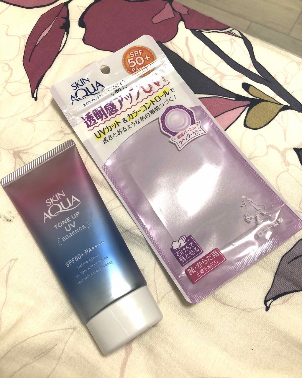 スキンアクア トーンアップUVエッセンス/スキンアクア/日焼け止めクリームを使ったクチコミ（1枚目）