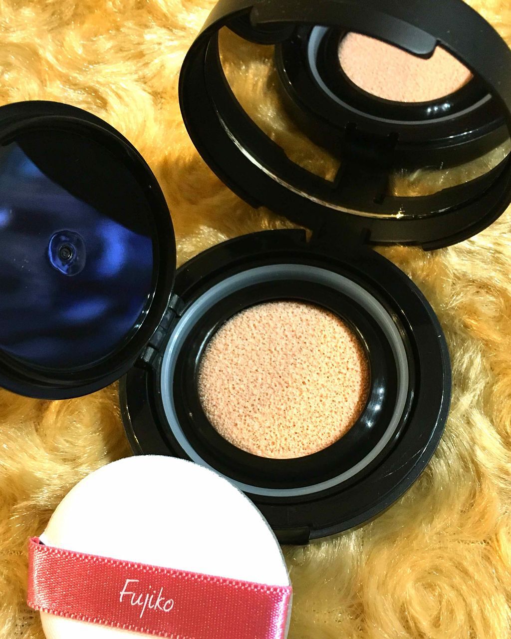 フジコ光クッション/Fujiko/クッションファンデーションを使ったクチコミ（2枚目）