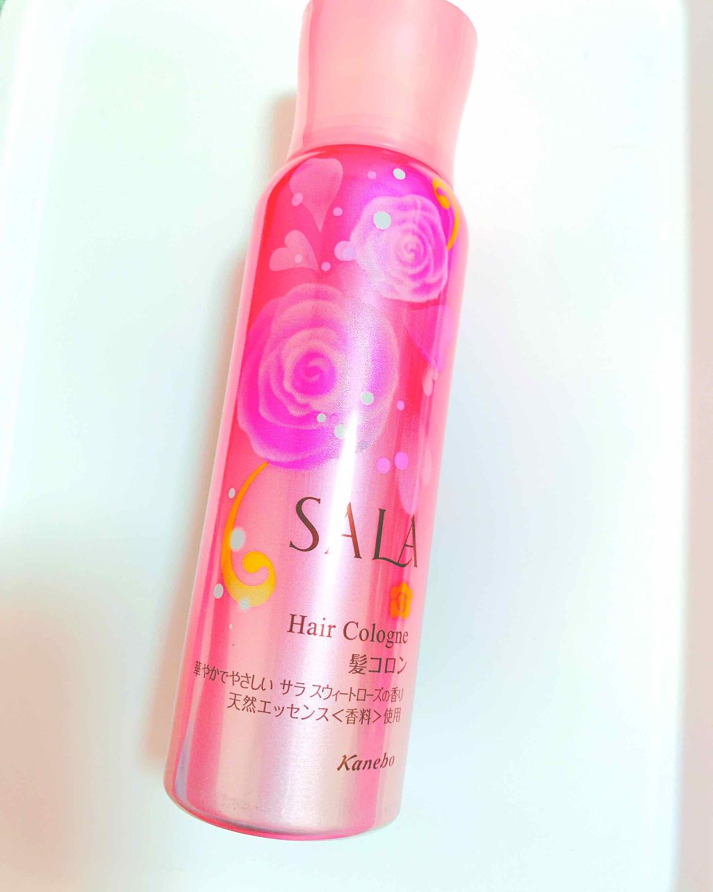 髪コロンB(サラ スウィートローズの香り)/SALA/ヘアミストを使ったクチコミ(1枚目)