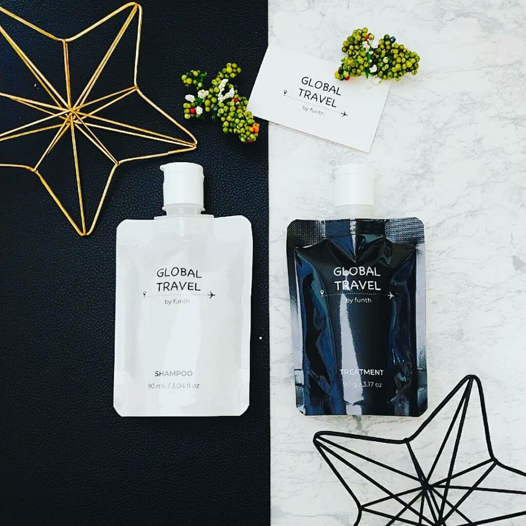 シャンプー／トリートメント/GLOBAL TRAVEL/市販シャンプーを使ったクチコミ（1枚目）