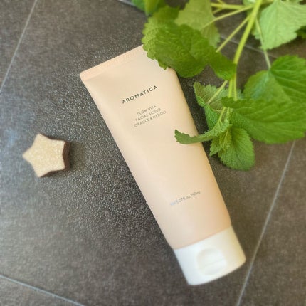 グロービタ フェイシャルスクラブ オレンジ&ネロリ/AROMATICA/スクラブ・ゴマージュを使ったクチコミ(1枚目)