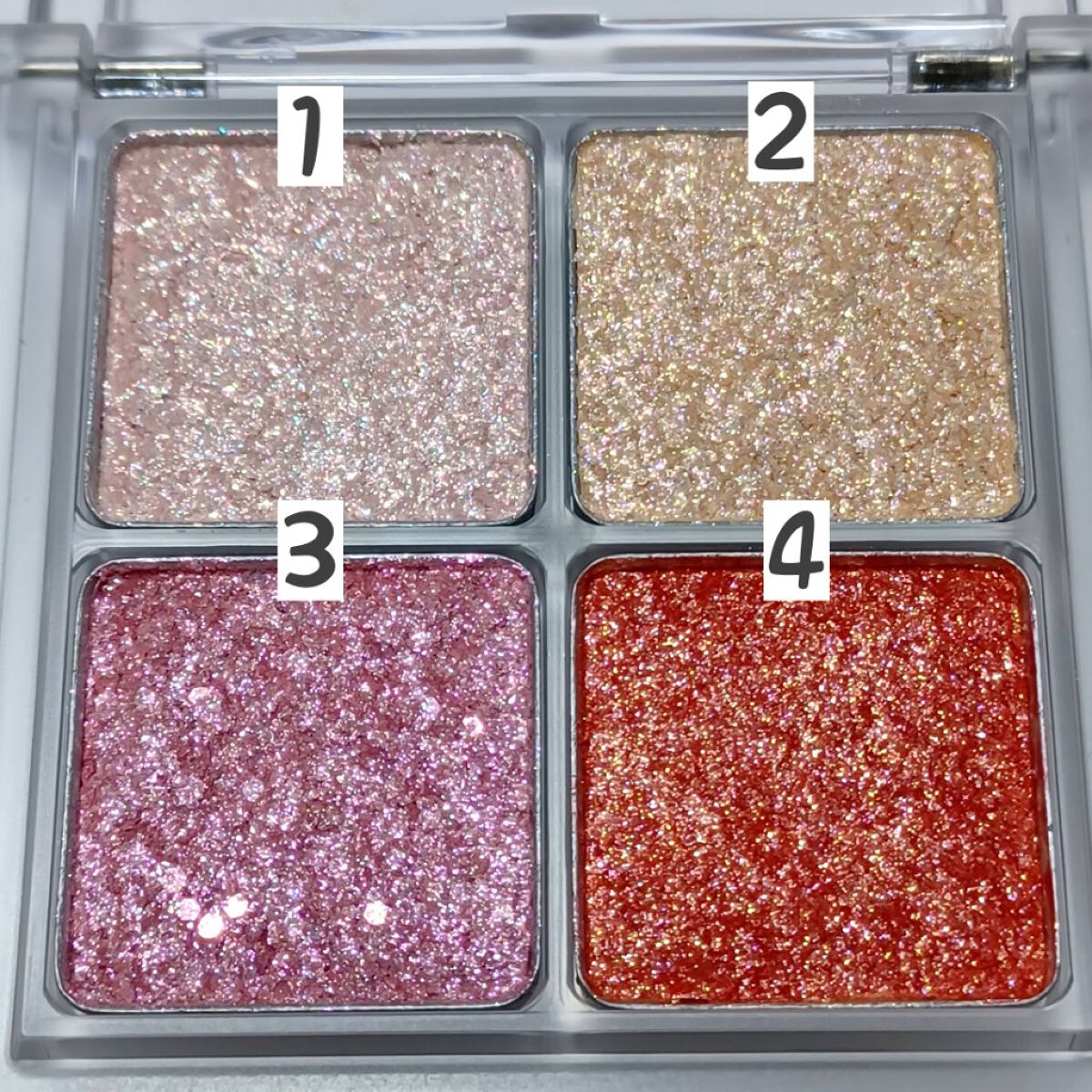 インフィニティフラターグリッター/S2ND/マルチパレットを使ったクチコミ（2枚目）