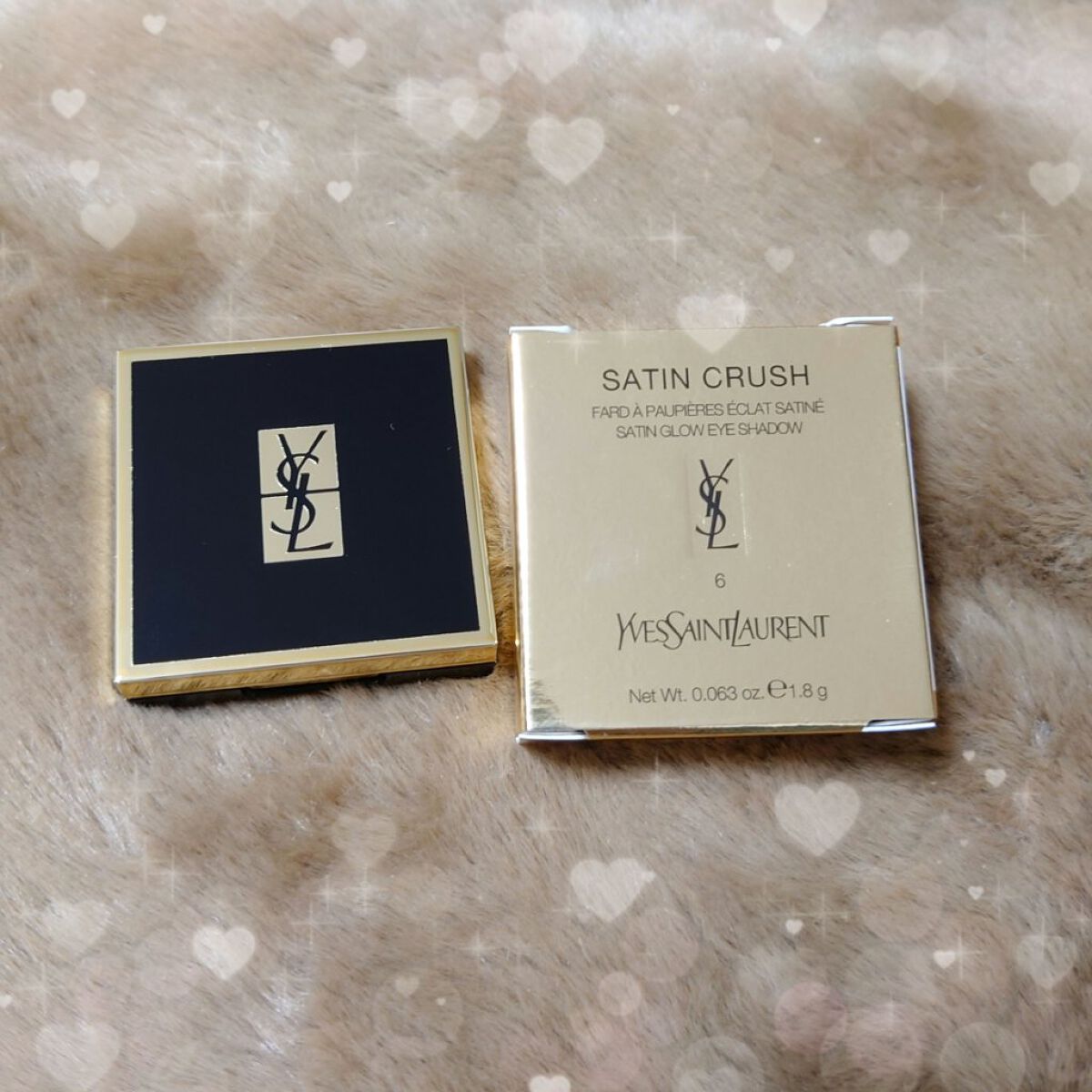 サテン クラッシュ No.6 トランスグレシブ トープ/YVES SAINT LAURENT BEAUTE/単色アイシャドウを使ったクチコミ（1枚目）