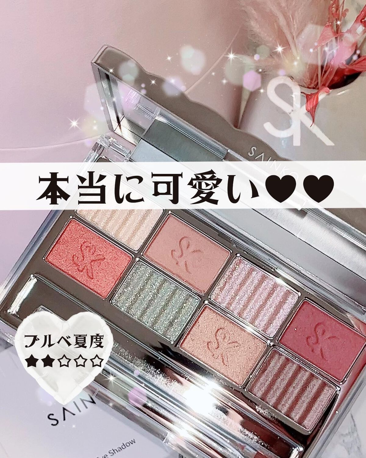 SAINKO ベルベットアイシャドウパレット/SAINKO/アイシャドウパレットを使ったクチコミ(1枚目)