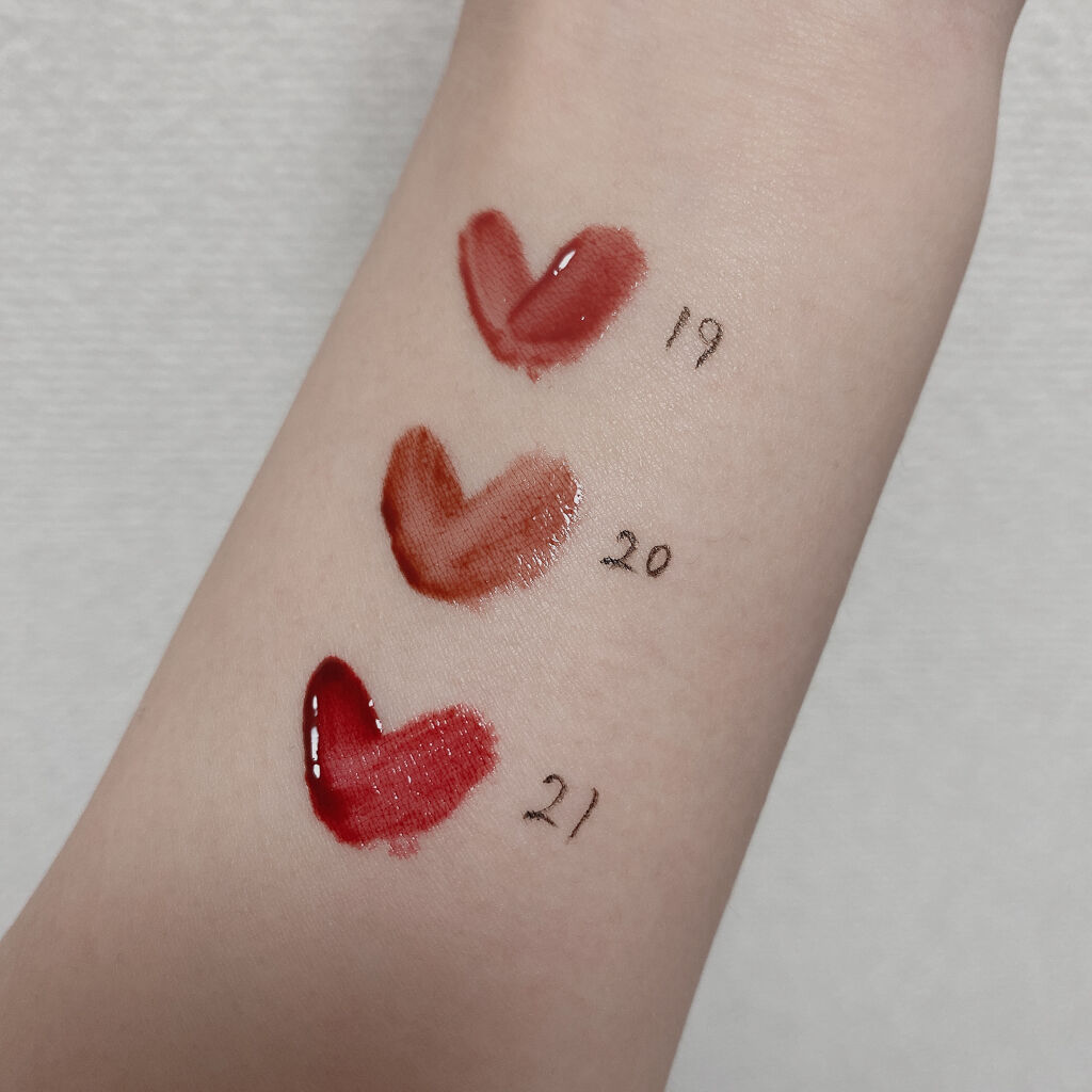 ジューシーラスティングティント/rom&nd/リップティントを使ったクチコミ（1枚目）