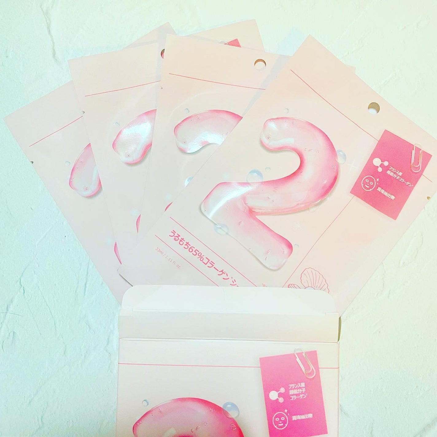 2番 うるもち65%コラーゲンシートマスク/numbuzin/シートマスク・パックを使ったクチコミ(1枚目)