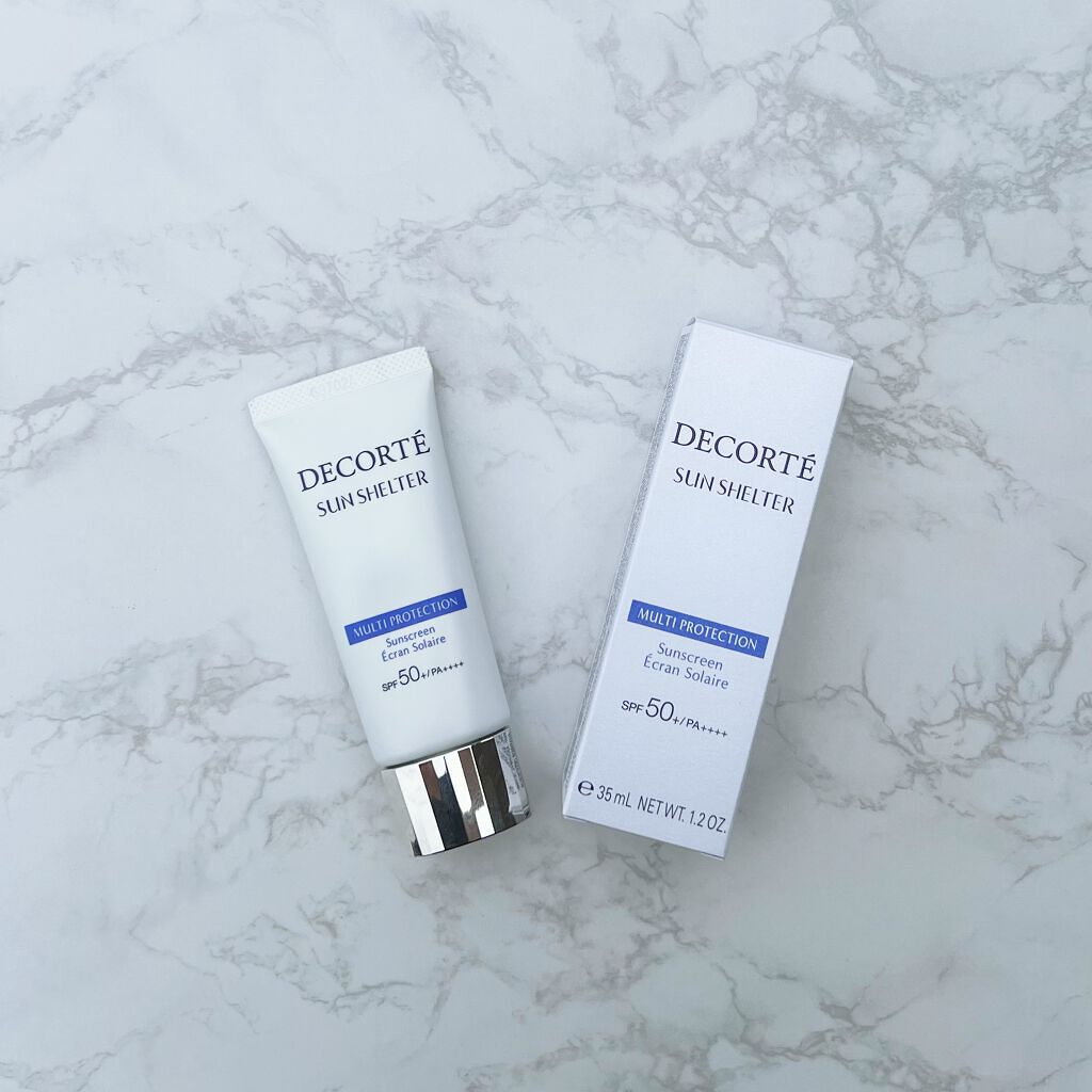 サンシェルター マルチ プロテクション 35g/DECORTÉ/日焼け止めミルクを使ったクチコミ（1枚目）