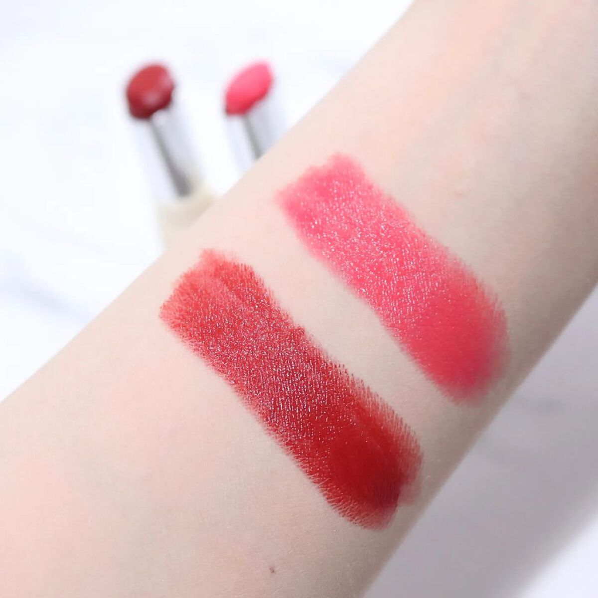 シルキーリップ #READY RED/CILY/口紅を使ったクチコミ（2枚目）