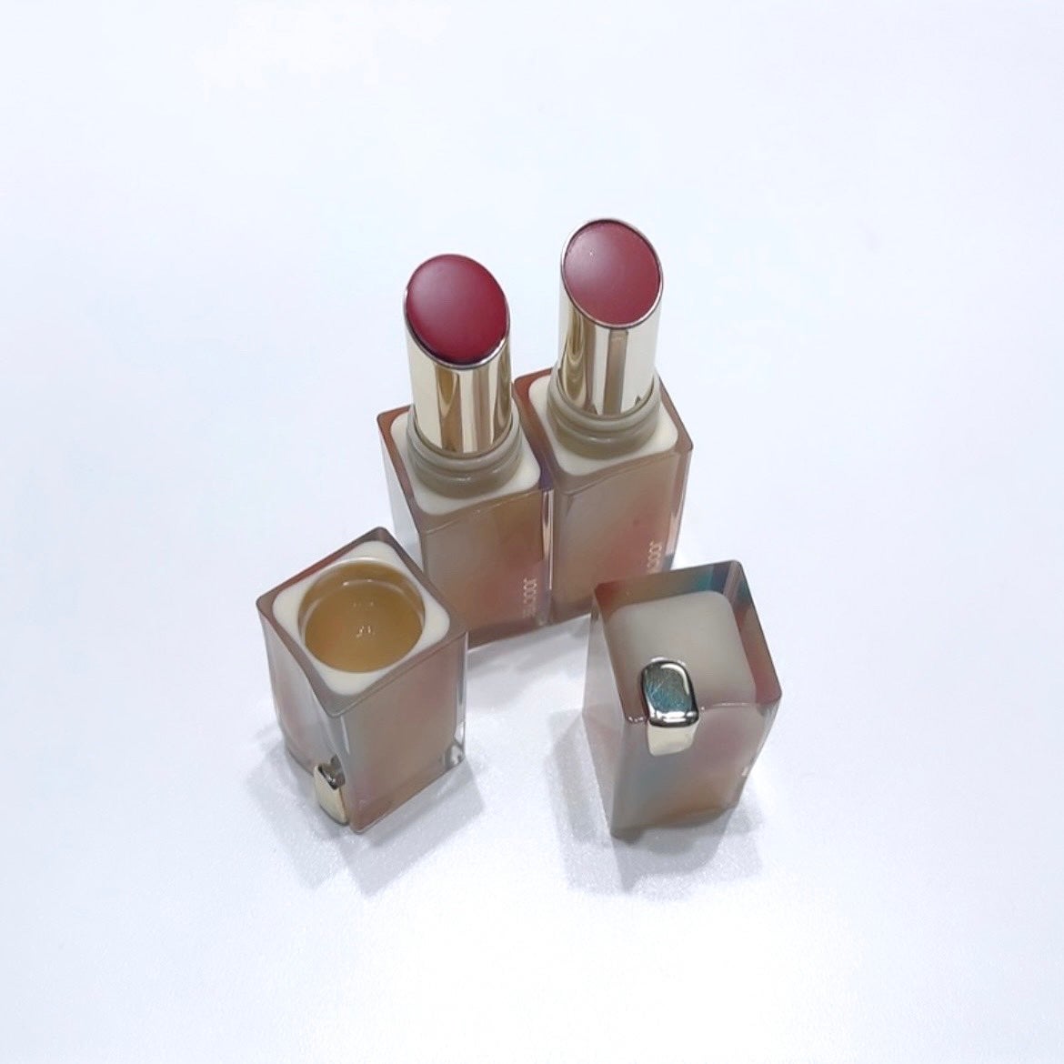 夏禅シリーズ 水光シアーリップスティック/Joocyee/口紅を使ったクチコミ(2枚目)