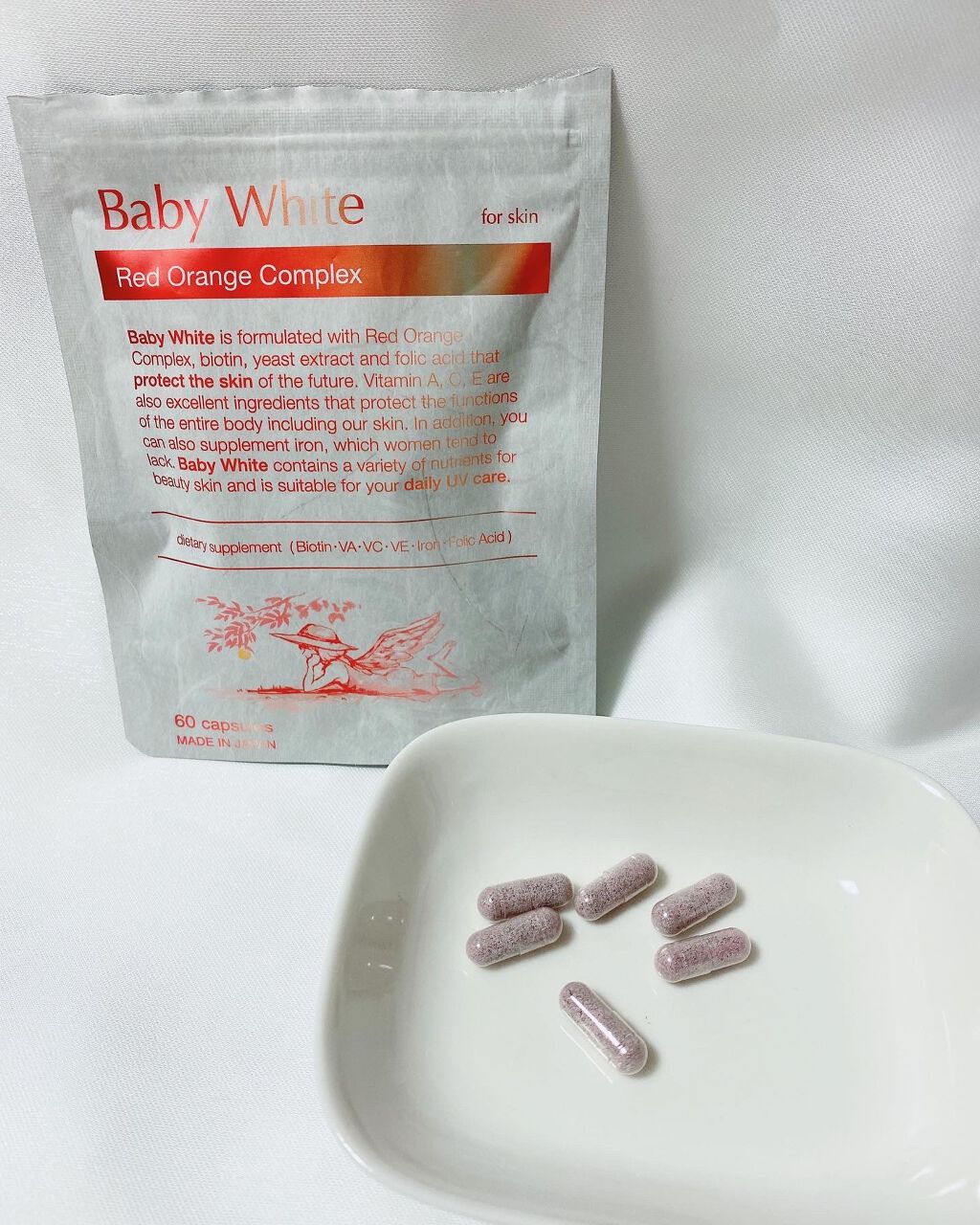 Baby White 60粒/renaTerra/美容サプリメントを使ったクチコミ(3枚目)