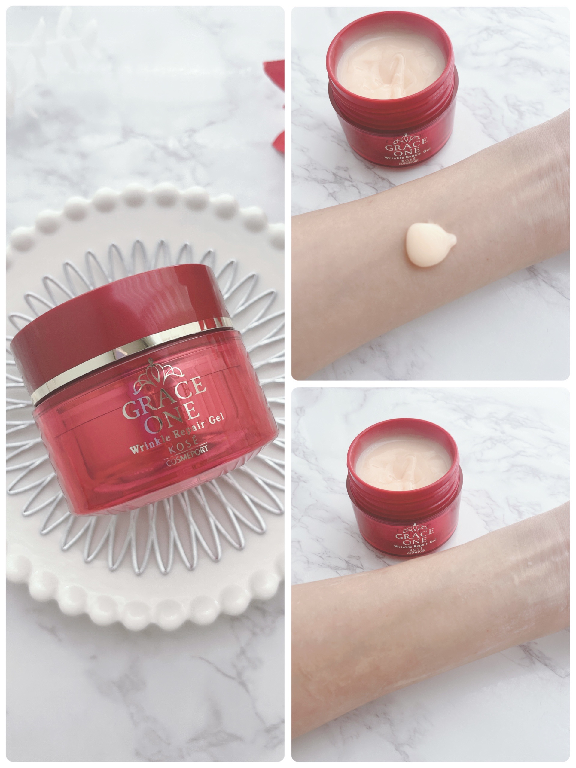 グレイス ワン　薬用リンクル　リペアジェル/グレイスワン/オールインワン化粧品を使ったクチコミ（3枚目）