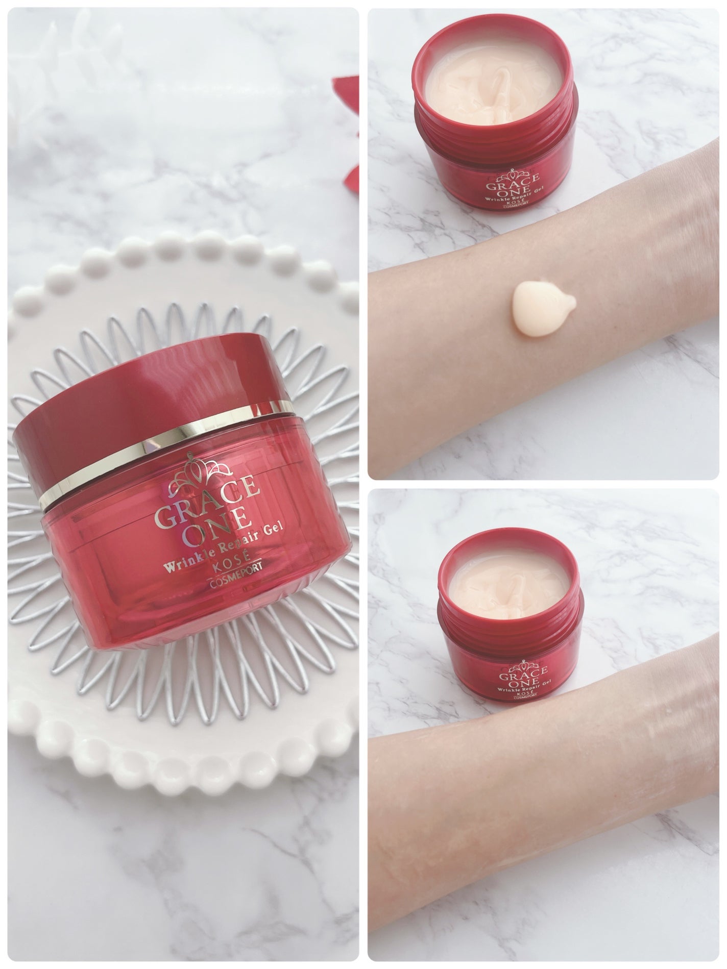 グレイス ワン 薬用リンクル リペアジェル/グレイスワン/オールインワン化粧品を使ったクチコミ(3枚目)