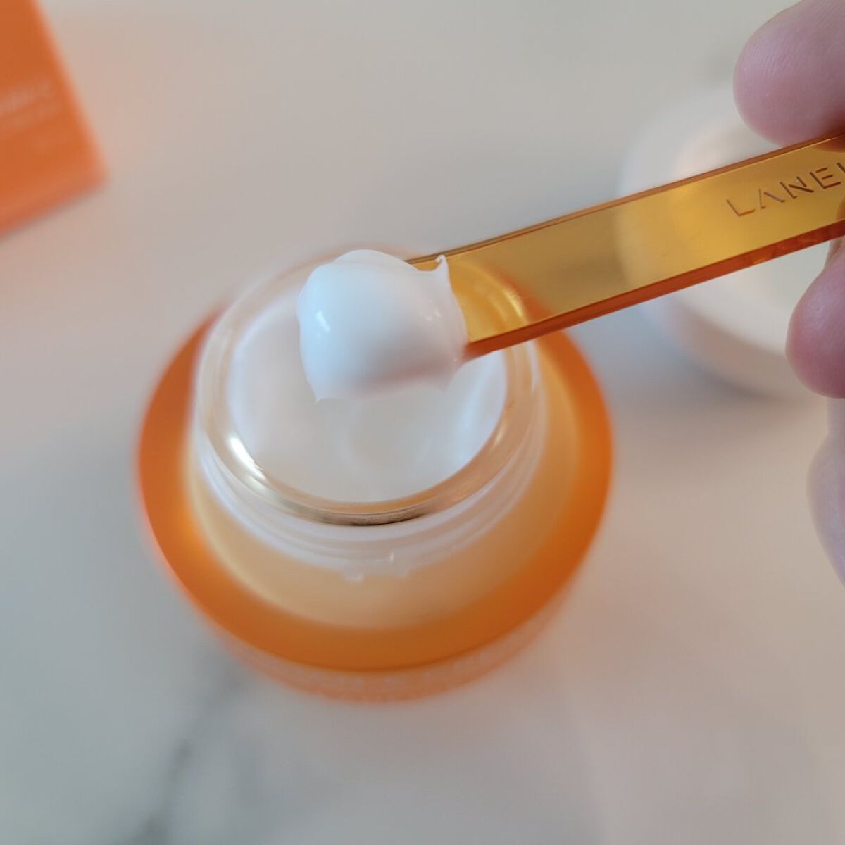 ラディアンーCクリーム/LANEIGE/フェイスクリームを使ったクチコミ（2枚目）