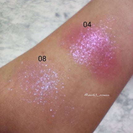 マルチグリッターカラー/ENBAN TOKYO/単色アイシャドウを使ったクチコミ(5枚目)