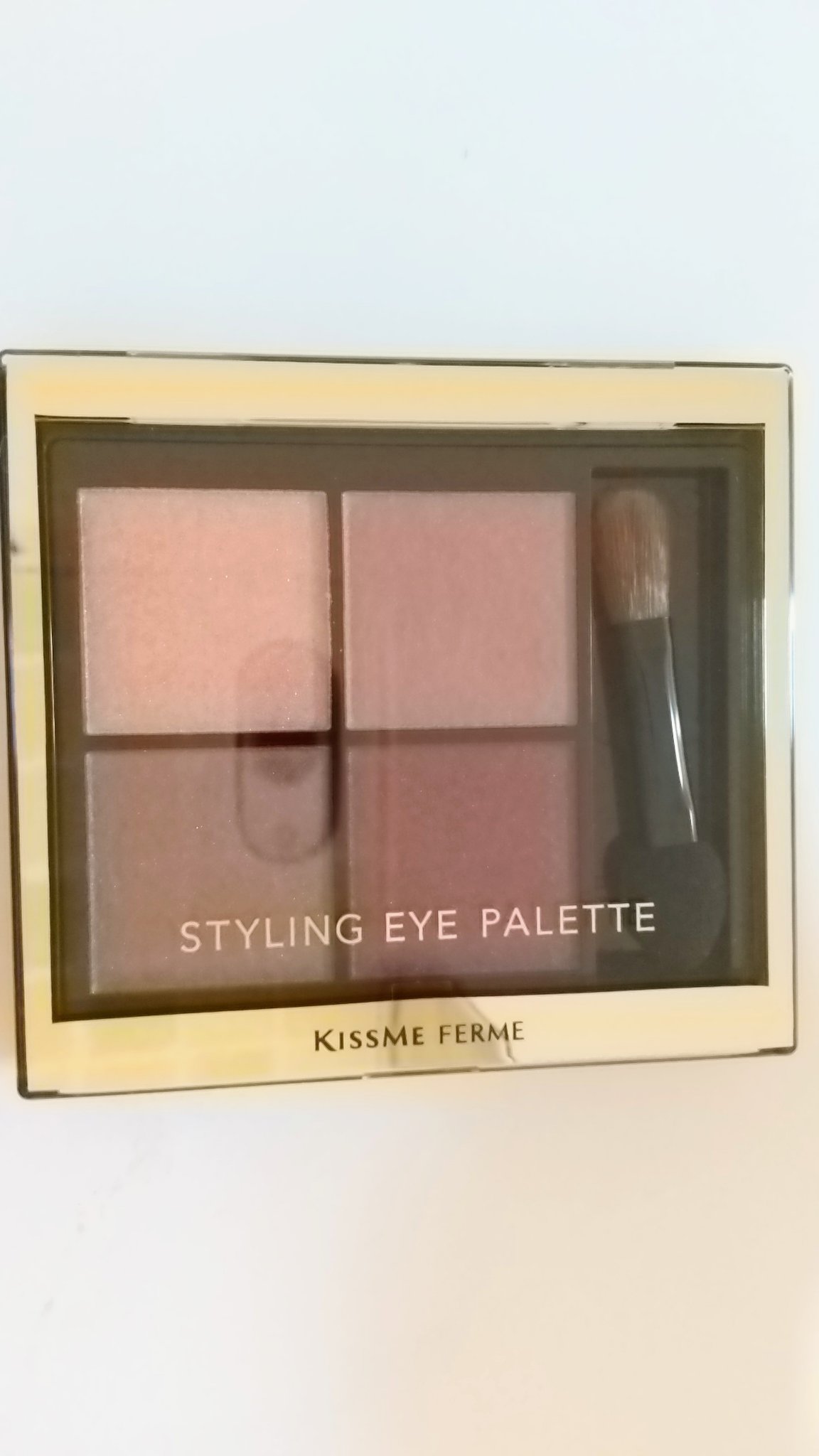 キスミー　フェルム　スタイリングアイパレット/キスミー フェルム/アイシャドウパレットを使ったクチコミ（1枚目）