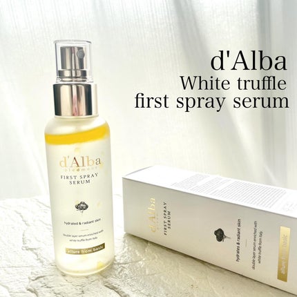 ダルバ ホワイトトリュフファーストスプレーセラム/ダルバ/ミスト状化粧水を使ったクチコミ(1枚目)