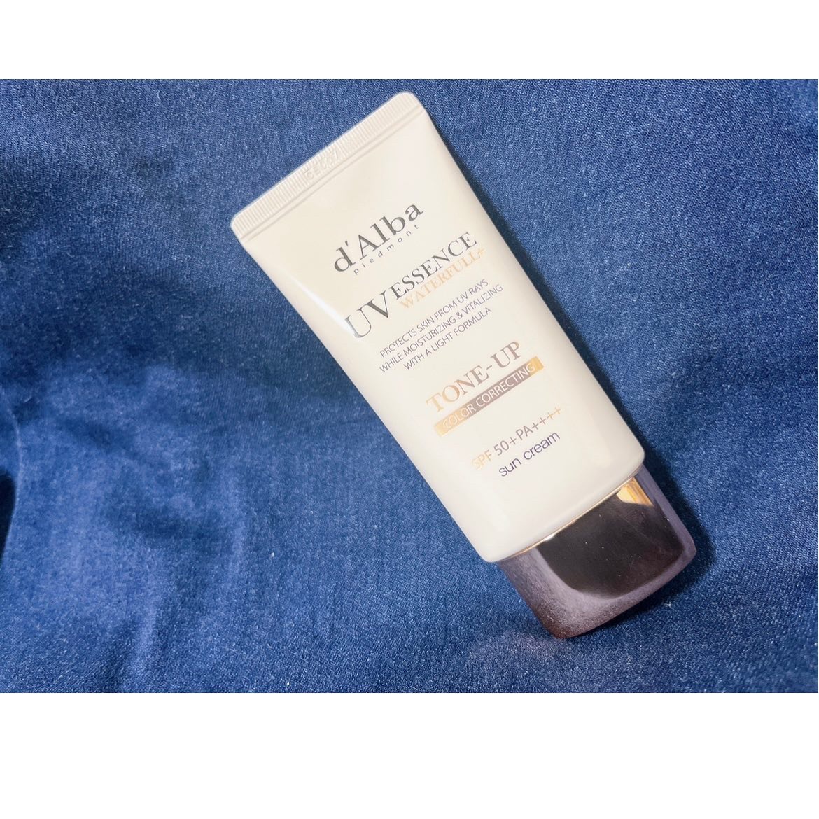 ウォータフルトーンアップサンクリーム/ダルバ/日焼け止めクリームを使ったクチコミ（1枚目）